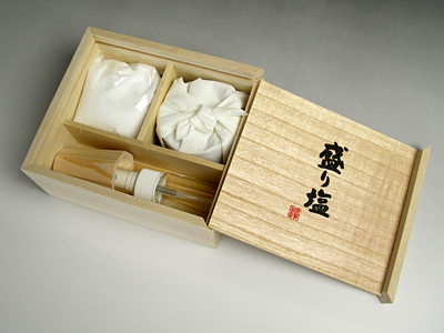 携帯用盛り塩セット（固め器　円錐）