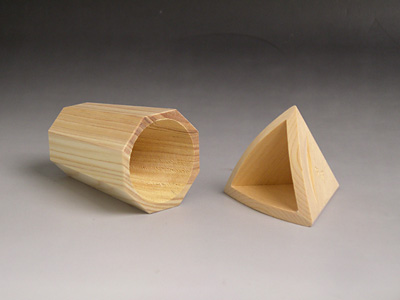 携帯用盛り塩セット（固め器　円錐）
