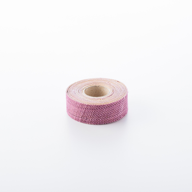 手織り 麻のテープ ぶどう15mm×2m 【ネコポス発送可】