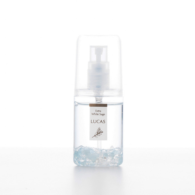 LUCAS ホワイトセージ 浄化スプレー ポケットルカス アクアマリン 20ml