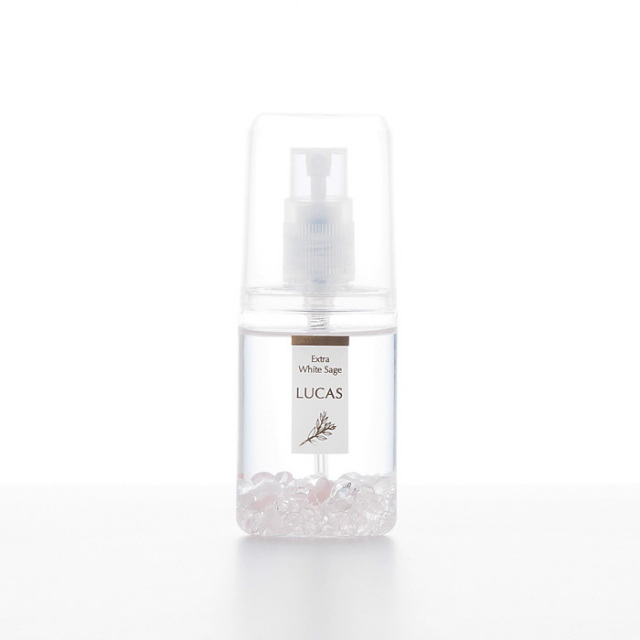 LUCAS ホワイトセージ 浄化スプレー ポケットルカス ローズクォーツ 20ml