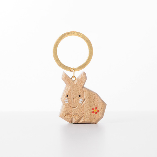 伊勢一刀彫 十二支キーホルダー 卯 | 高級神棚・神具の通販なら伊勢宮