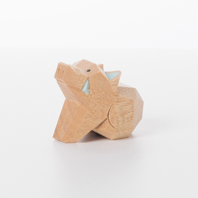 伊勢一刀彫 干支 亥 紙箱入り | 高級神棚・神具の通販なら伊勢宮忠