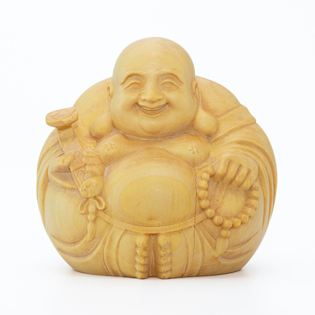 初売り！砂岩彫刻品 一点もの！「ほてい様」 初売り！砂岩彫刻品 一点