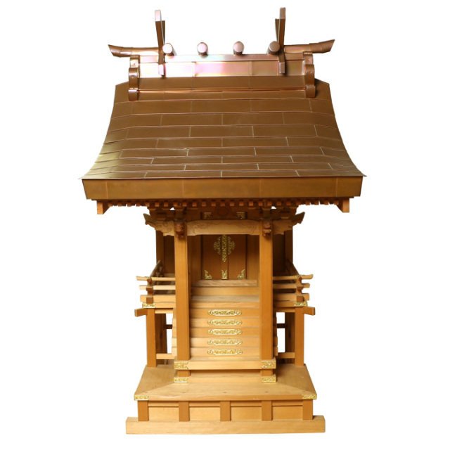 アウトレット】 外祭用神殿 流造り向拝宮 〈G-301 30号〉 No.1