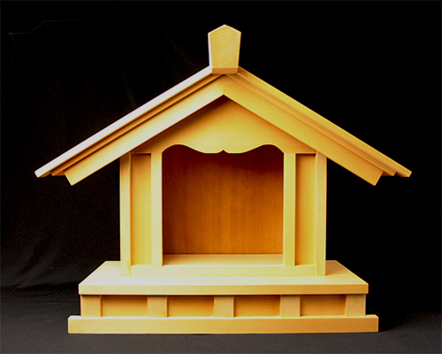 【アウトレット】 神棚 えびす様・大黒様用（大）〈I-13用〉（米桧製） No.1