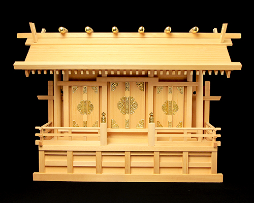 【アウトレット】 神棚 板葺三社宮〈I-17〉 No.1