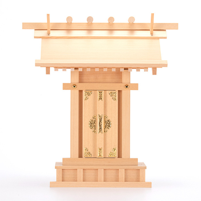 【アウトレット】 神棚 板葺一社宮（小・特上）〈I-23〉 No.1