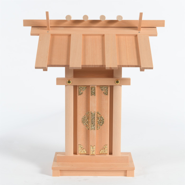 【アウトレット】 神棚 板葺一社宮（小）〈I-3〉 No.1