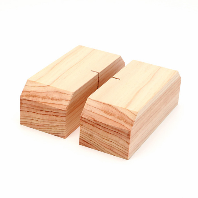 【アウトレット】 短冊立て（地桧製）挟み込み式 No.3