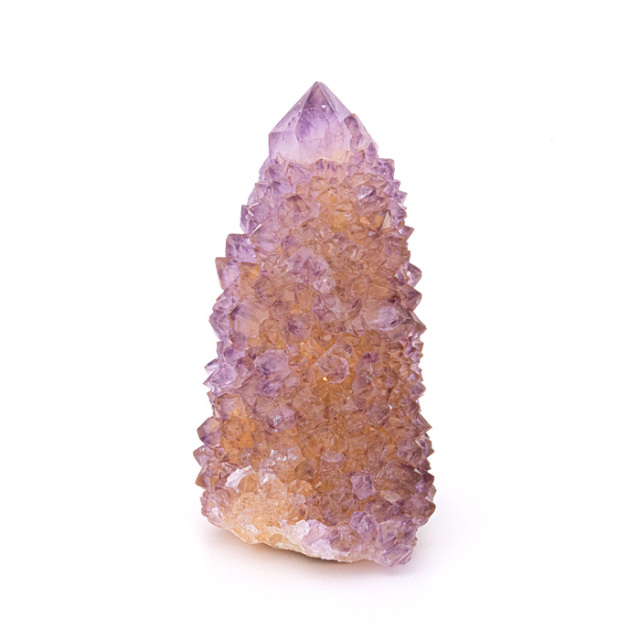カクタスクォーツ　スプリットクォーツ　天然石　原石　南アフリカ産 南アフリカ産スピリットクォーツ(アメジスト)/Cactus Quartz