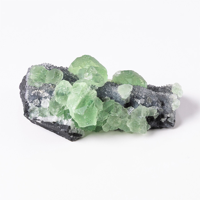 原石 フローライト付き水晶 （中国 福建省産） No.133 | 神棚・神具の