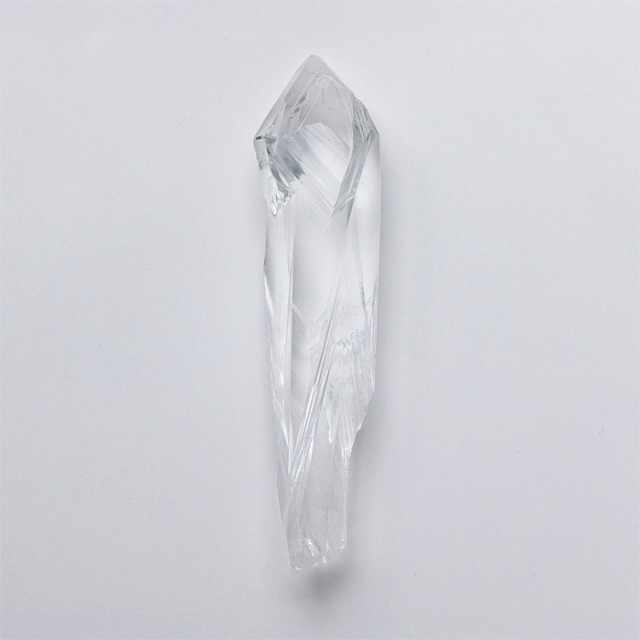 ブラジル産 レムリアン水晶 原石 約25cm ヘマタイト内包 大型 ブラジル