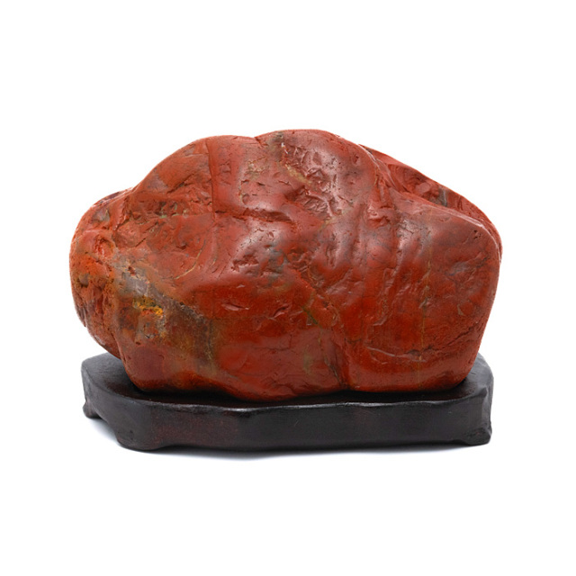 原石 佐渡赤玉石 （新潟県産） 台付 No.42 | 神棚・神具の製造販売通販