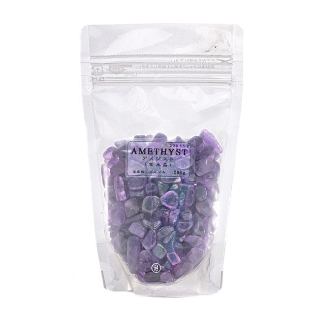 アメジスト さざれ （ブラジル産） （200g入り） No.3