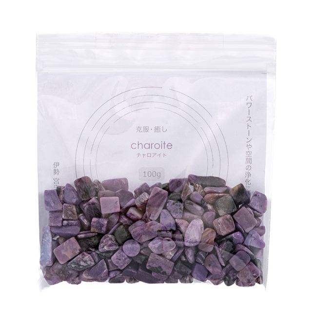 ★限定特別ご提供★世界三大ヒーリングストーン♡【100チャロアイトさざれ石】❤️ チャロアイト さざれ （ロシア産） （100g入り） No.1 | 神棚