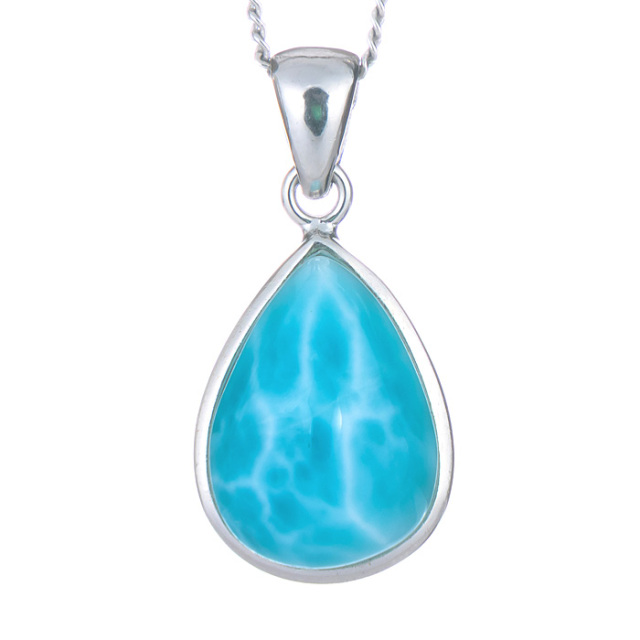 ペンダントトップ ラリマー （ドミニカ共和国産） No.20