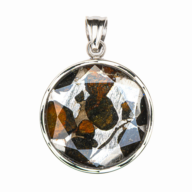 ペンダントトップ パラサイト隕石 （ケニア産） 六芒星 （アソート