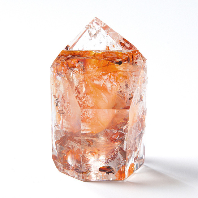 水晶ポイント オーロラクォーツ （ブラジル ミナスジェライス州産） No.441