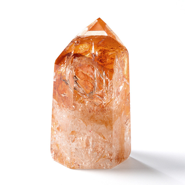 オーロラクォーツ　リモナイトインクォーツ　水晶ポイント　タワー　天然石 オーロラクォーツ リモナイトインクォーツ 水晶ポイント タワー 天然石