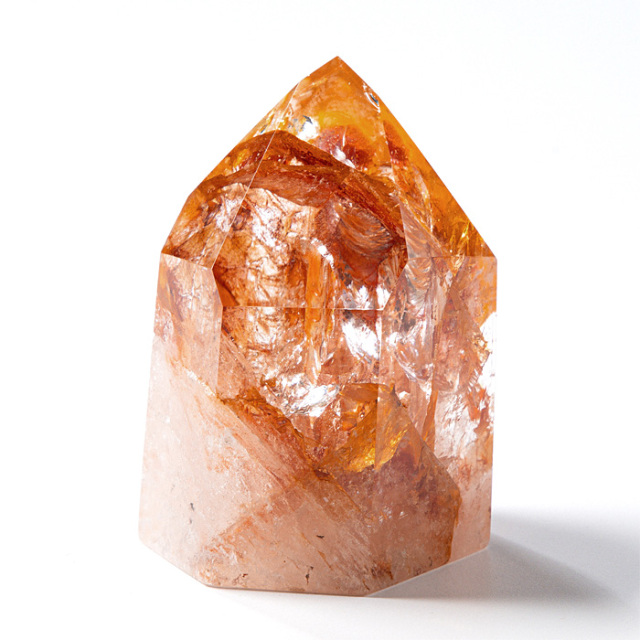 水晶ポイント オーロラクォーツ （ブラジル ミナスジェライス州産） No.443