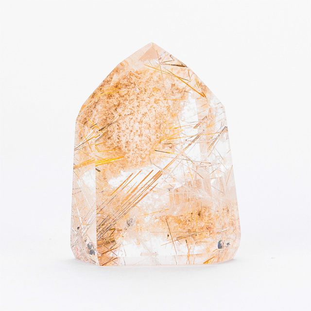 天然石ルチルクォーツのポイント　原石　置物NO.051107 ルチルクォーツ ポイント