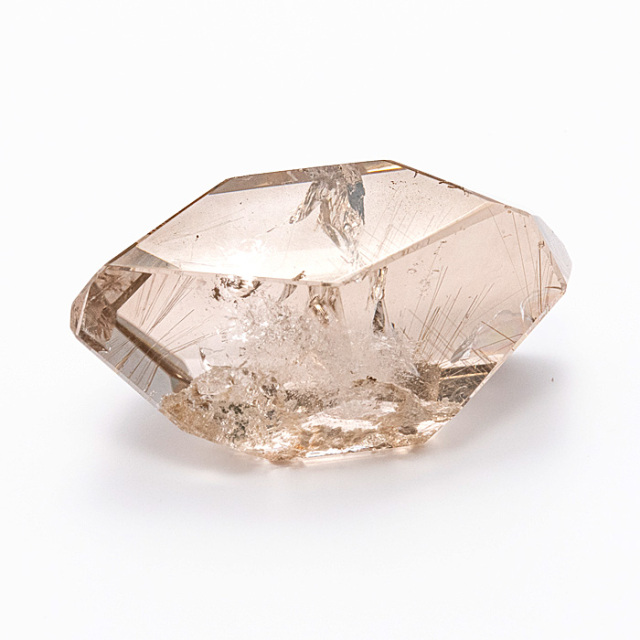 原石 インクルージョン水晶 （ブラジル産） ポリッシュ No.128 | 神棚