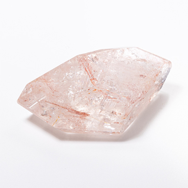 水晶 ピンククォーツ フリーカット ポリッシュ （磨き石） No.15