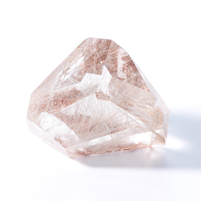 ガーデンシルバールチルクォーツ 原石 ポリッシュ （ブラジル産） No