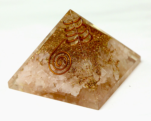 ピラミッド オルゴナイト（レイキ ローズクォーツ） No.14 | 神棚・神