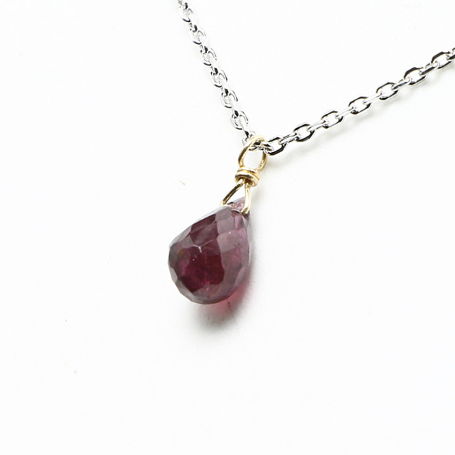 Jewel Drops ロードライトガーネット K18 No.12
