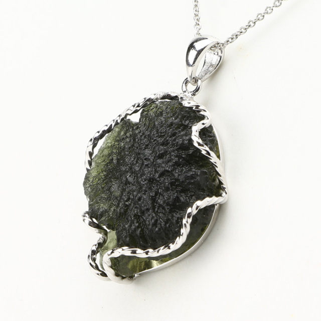 ちぃたんモルダバイト　シルバーペンダントトップ モルダバイト シルバーペンダントトップ – STONEMARKET ONLINESHOP