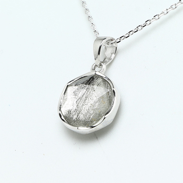 ペンダントトップ ムオニオナルスタ隕石 六芒星 （アソート） No.1