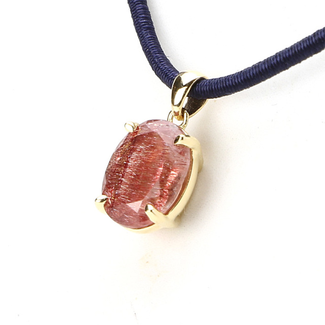 天然石大セール 20%off】ペンダントトップ スーパーセブン オーバル