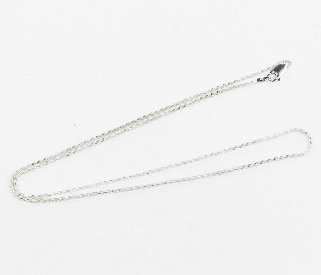 ネックレスチェーン ROPE SV925 長約450mm×φ1.4mm No.19
