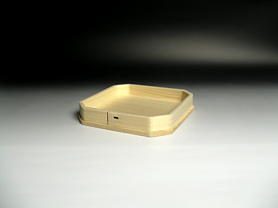 折敷 吉野桧 4寸5分 | 高級神棚・神具の通販なら伊勢宮忠オンライン