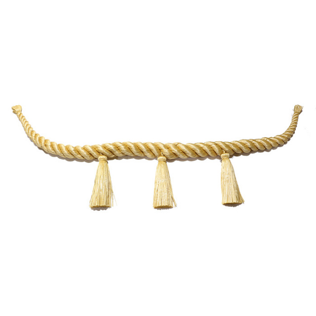 しめ縄 合繊製 鼓胴型 7尺×径8cm 太房3本付 | 高級神棚・神具の通販