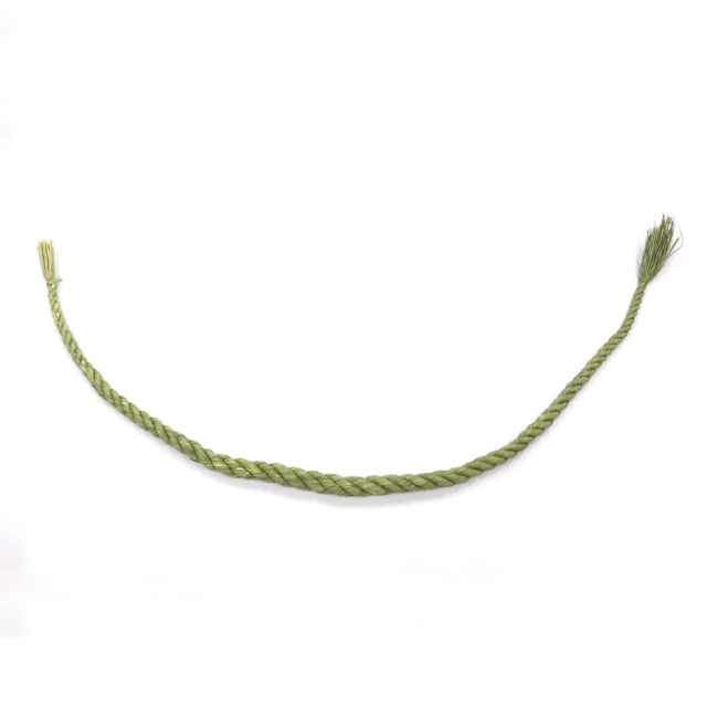 しめ縄 藁製 鼓胴型 長150cm×径3cm 房なし No.23