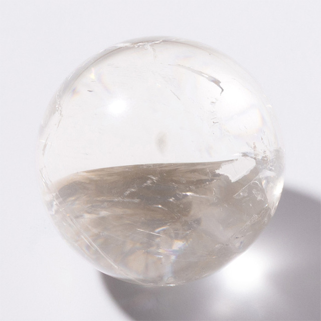 丸玉 スモーキーシトリン レインボー 37mm No.12