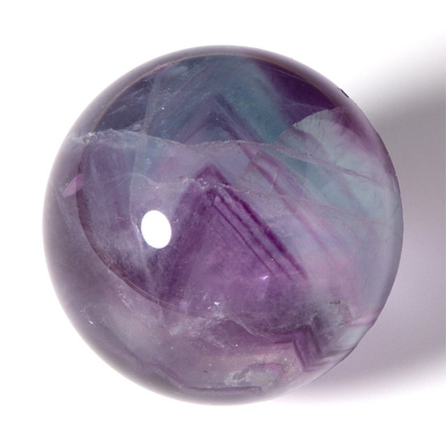 フローライト 丸玉 エメラルド 虹入り レインボー 大玉 精神 天才 蛍石 虹入り光る蛍石玉 フローライトボール - メルカリ