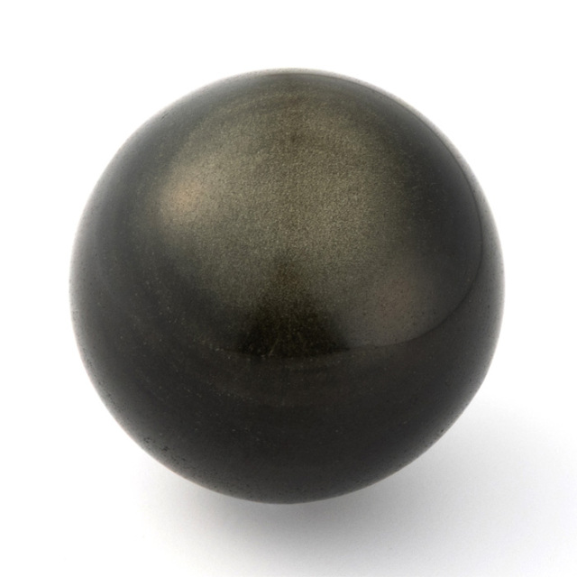 丸玉 ゴールデンオブシディアン （メキシコ産） 40mm （アソート） No.6