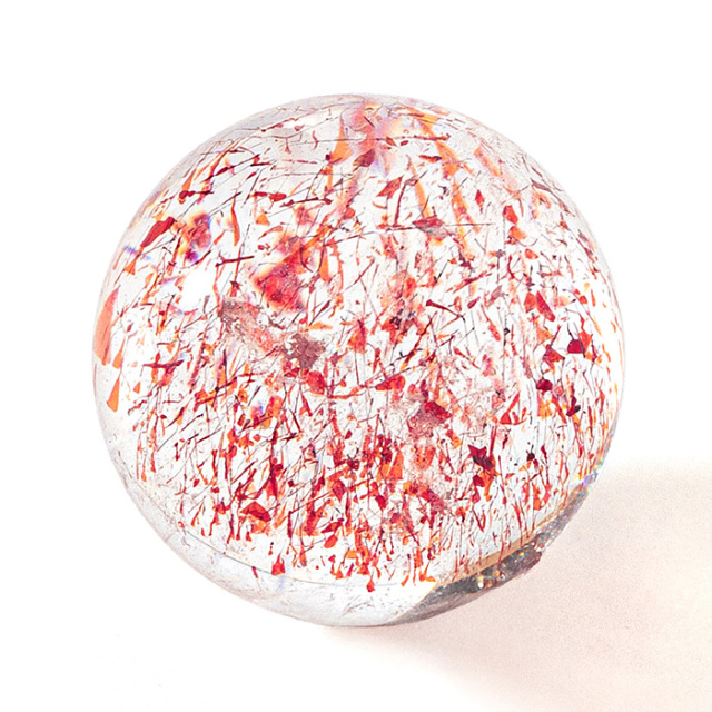 ルチルクオーツ　20mm 丸玉 ピンクルチルクォーツ 20mm No.2 | 神棚・神具の製造販売通販なら