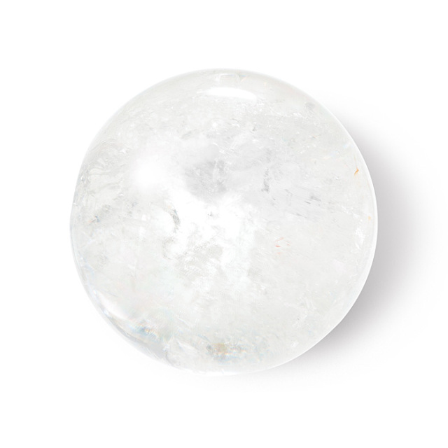 丸玉 ナチュラルレインボー水晶 （アイリスクォーツ） 61mm No.115