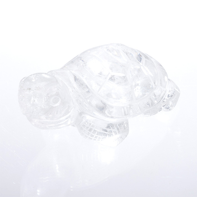 水晶彫刻 亀 （ブラジル産） No.68 | 神棚・神具の製造販売通販なら