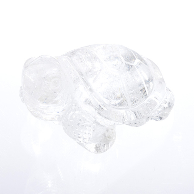 水晶彫刻 亀 （ブラジル産） No.70 | 神棚・神具の製造販売通販なら