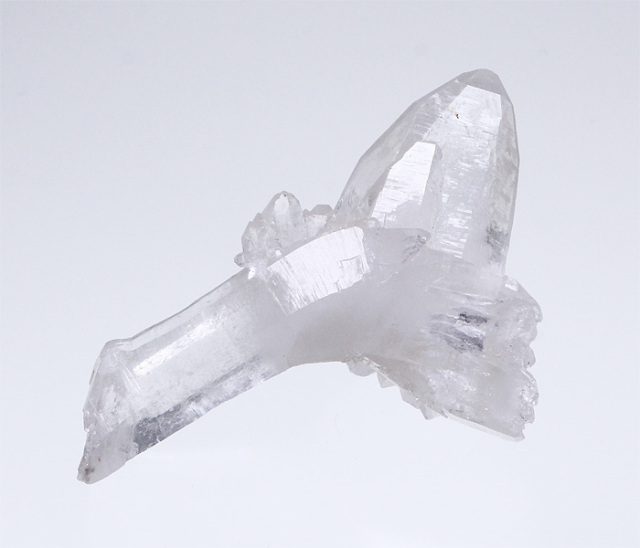 水晶クラスター （ヒマラヤ産） カーブド セルフヒールド レインボー No.303