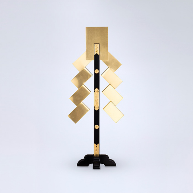 金幣 切下型十字台 串高45cm