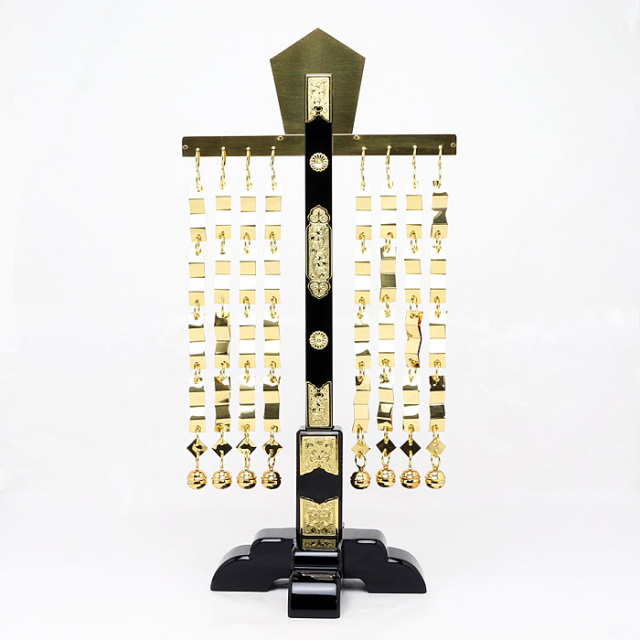 金幣 釣下げ型筒型十字台 串高105cm