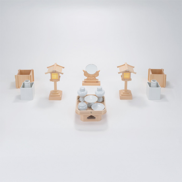 【神具セット】神具ハーフセット（大）