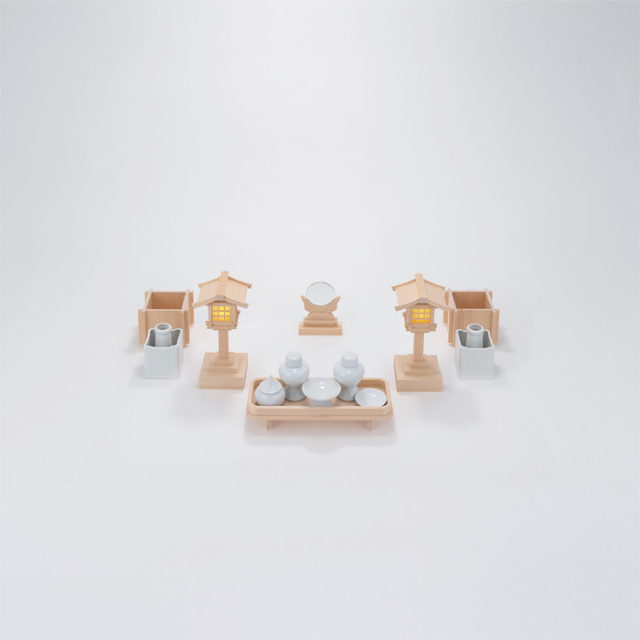 【神具セット】箱宮用神具ハーフセット（F-12・F-13用）